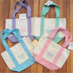 1 set of Trader Joe’s Pastel Mini Totes 2026